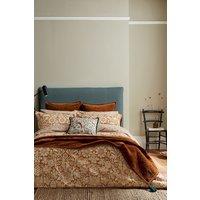 Morris & Co 'Sunflower' Cotton Duvet Cover Set in Tan | Size: Single
