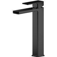 Balterley Square High Rise Mono Basin Mixer Tap Matt Black