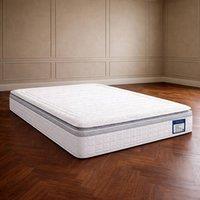 Desire Deco Laurel 3000 Pocket Spring Pillow Top Mattress in White | Size: Double