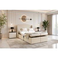 SOFT SNOOZE BEDS Chester Wings Electric Adjustable Mobility Bed with Mattress in Cream | Size: Small Double