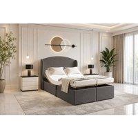 SOFT SNOOZE BEDS Chester Wings Electric Adjustable Mobility Bed with Mattress in Dark Grey | Size: Small Single