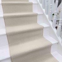 runrug Stair Runner Carpet for Staircases - Soft & Comfy, 9mm - 'Hazy' in Beige | Size: 60 cm x 570 cm