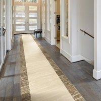 runrug Hallway Carpet Runner Rug - Soft & Comfy, 9mm - 'Morning Mist' in Beige | Size: 60 cm x 300 cm