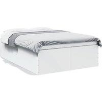 Berkfield Home Bed Frame without Mattress White 120x190 cm Small Double
