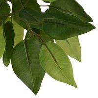 Berkfield Home Realistic Artificial Ficus Tree 1260 Leaves 200 cm Green