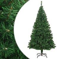 Berkfield Home Artificial Christmas Tree with Thick Branches Green 210 cm PVC