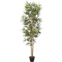 Berkfield Home Artificial Bamboo Tree 1104 Leaves 180 cm Green