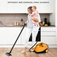 Costway Multipurpose Steam Cleaner w/1.5L Tank & 20 Accessories in Orange