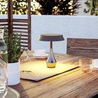 Eglo Turcio Dark Bronze LED Tricolour Portable Outdoor Table Lamp