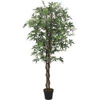 Berkfield Home Artificial Maple Tree 504 Leaves 150 cm Green