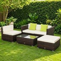 STILVORA Sofa 4-Seater with modular design in Cream