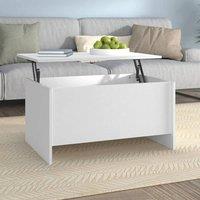 Berkfield Home Coffee Table White 80x55.5x41.5 cm Engineered Wood