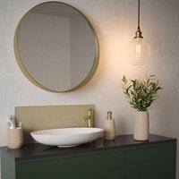 Splashback Light Gold Toughened Glass Bathroom s 250mm x 500mm x 4mm
