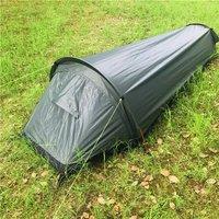 VOGREX Single Person Man Tent Backpacking Tent Outdoor Camping Sleeping Bag in Green