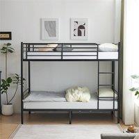 Kelvenix Bunk Bed Frame Single Loft Sleeper black