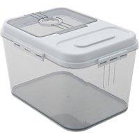 SPETLEK 15KG Rice Container Dry Food Storage Box in Clear | Size: 0.6m2