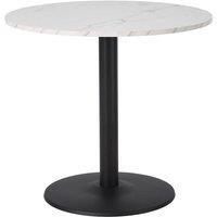 EONLION Round Tulip Dining Table White Marble | Size: 100 cm