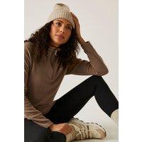 Regatta Women's Sweethart Lightweight Half Zip Fleece in Brown | Size: 8