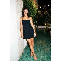 WOVCOR Women's A-Line Sleeveless Mini Prom Dress in Black | Size: 8