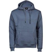 TEE JAYS Men's Hooded Sweatshirt in Mid Grey | Size: Medium