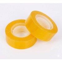 SHEDS AND FENCE LTD Easy Tear Adhesive Tape 2 Rolls 18mm x 33m Home Office School in Yellow