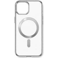BluCore Electroplated Magnetic Clear Phone Case for iPhone 15/14/13 | Size: iPhone 15