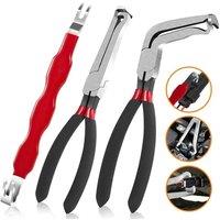 VOGREX 3x Electrical Connector Disconnect Pliers for Cars Automotive Plug in Black