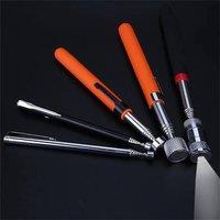 VOGREX 5 Pcs Extendable Telescopic LED Torch Magnet Rod Portable Magnetic in Silver