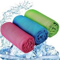 VOGREX X3 pack Instant Cooling Fast Drying Absorbent Towels with carry bag