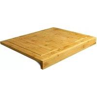 Kelvenix Bamboo Counter Edge Chopping Board in Brown | Size: 0.6m2