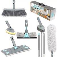 Kelvenix Microfiber Floor Mop 7 in 1 in Grey | Size: 0.6m2