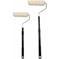 FLAVORA 9 Inch Paint Roller Extendable High Reach Ceiling Extension Pole in Black | Size: 1000mm 15000mm