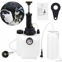 VOGREX 3L Car Brake Bleeding Tool Kit, Brake Clutch Fluid Pressure Device in White