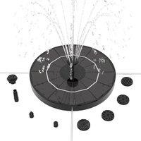 SPETLEK Solar Powered Floating Pump Water 1.4W (No battery) in Black | Size: 0.6m2