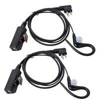 SPETLEK 2Pack G-Shape Earpiece in Black