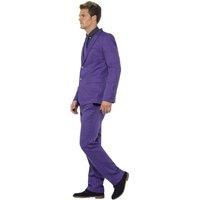 Smiffys Men's Costume Suit Set in Purple | Size: Large