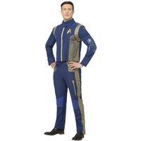 Paramount Home Entertainment Men's Command Uniform Costume Set in Blue | Size: Medium
