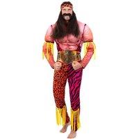 Smiffys Men's Deluxe Wrestlers Costume | Size: Medium