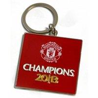 Manchester United FC Official Football Champions 2013 Keyring in Red