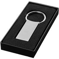 Bullet Omar Rectangular Key Chain in Silver