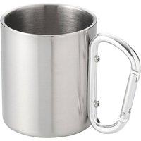 Bullet Alps Insulated Carabiner Mug in Silver