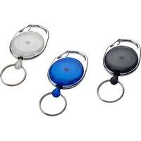 Bullet Gerlos Roller Clip Key Chain in Black