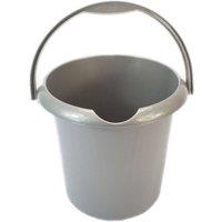 TML Plastic Bucket in Silver