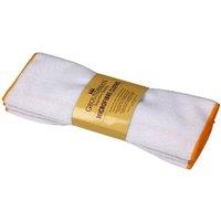 Groundsman Micro Fibre Cleaning Cloths (Pack of 4) in White