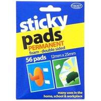 County Stationery Permanent Sticky Pads (Pack Of 56) in White