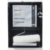 Harris Essentials Paint Roller Set in Black