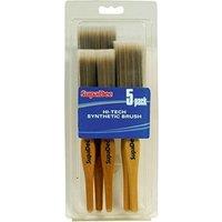 SupaDec Synthetic Brush Set in Brown