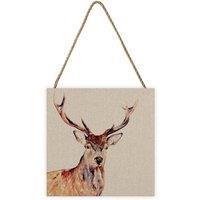 Jane Bannon Montgomery Wooden Plaque in Taupe