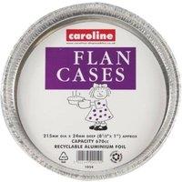 Caroline Foil Flan Dish (Pack of 5) in Silver