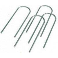 Carta Sport Metal U-Shaped Football Ground Anchor (Pack of 4) in Silver